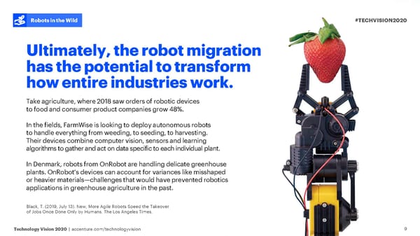 4. Robots In The Wild - Tech Vision 2020 - Page 9